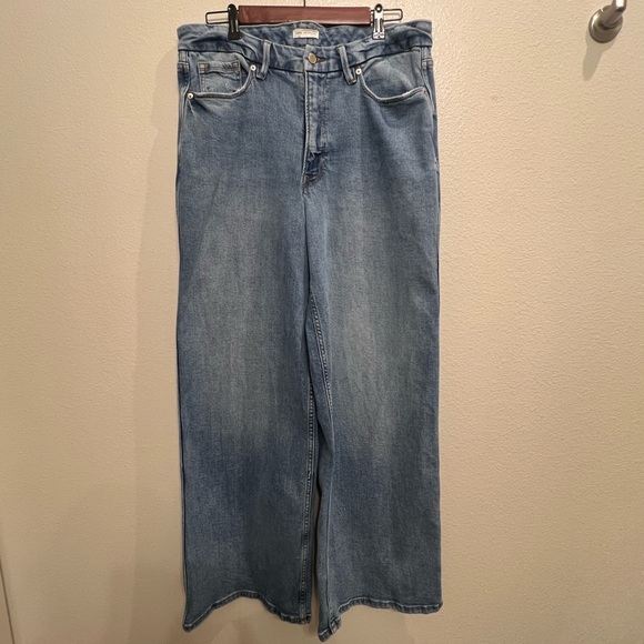 Good American Good Skate Wide Leg Jeans - Picture 2 of 8